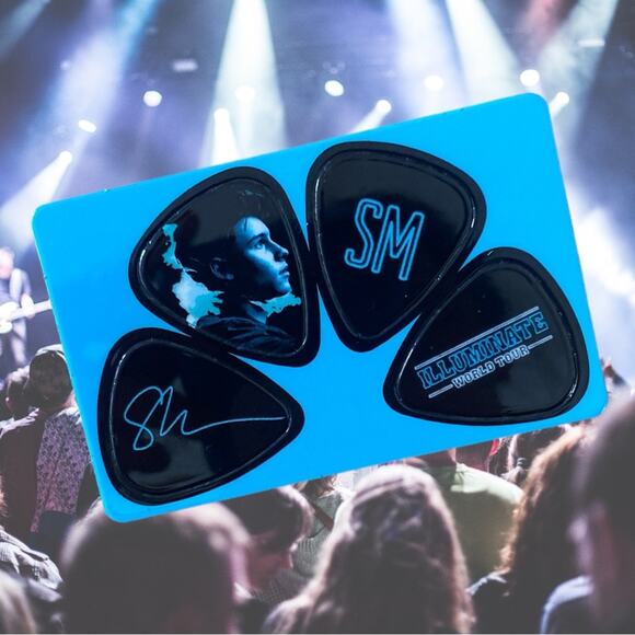 Shawn Mendez world tour guitar picks - Picture 1 of 3